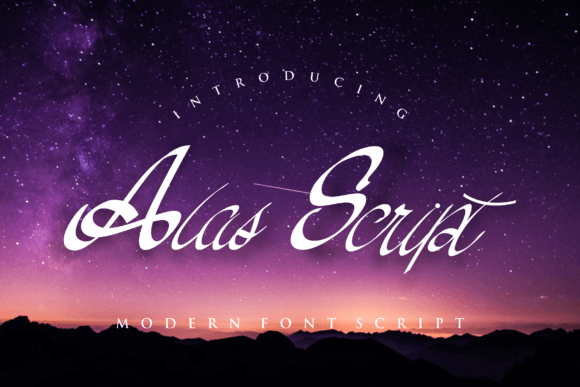 Alas Script: A Font for Business Elegance