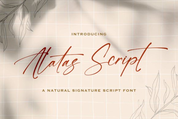 Alatas Script: A Font for Polished Branding