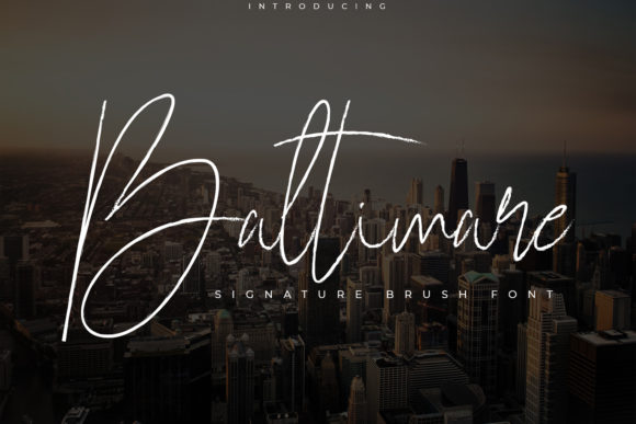 Baltimare: A Refined Handwritten Font