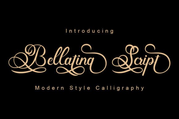 Bellatina Script Font for Elegant Branding