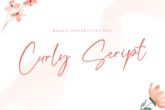 Curly Script Font for Creative Projects