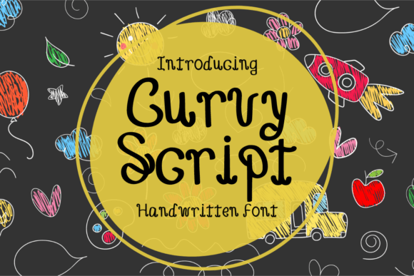 Curvy Script Font for Creative Projects