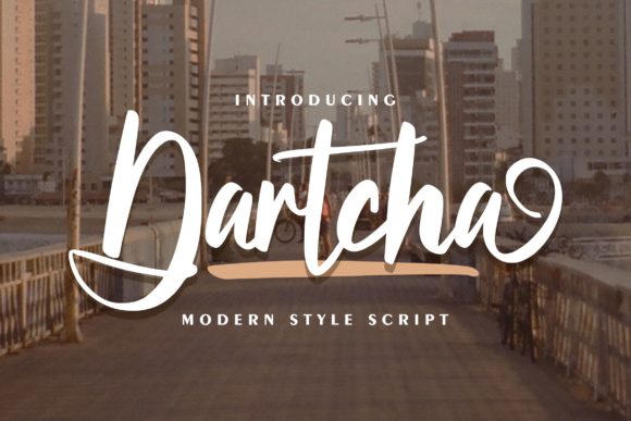 Dartcha Font for Creative Makers