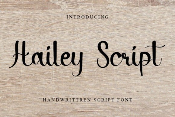 Hailey Script Font for Business Branding