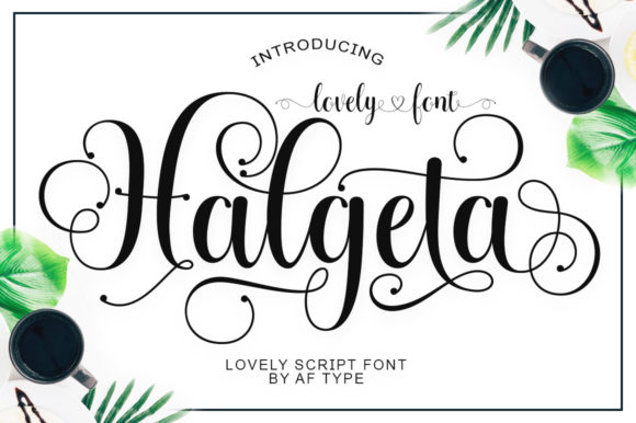 Halgeta Lovely Script for Web Design