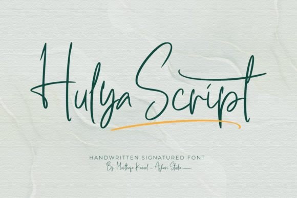 Hulya Script Font for Elegant Branding