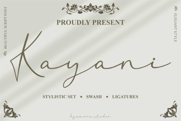 Kayani Script Font for Creative Projects
