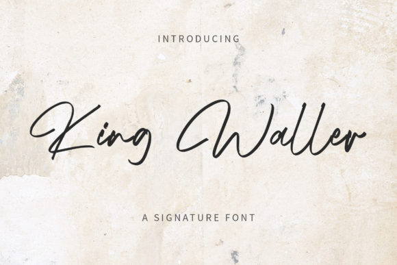 King Waller Font for Creative Design