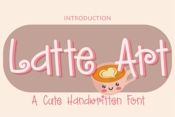 Latte Art Font for Creative Brands