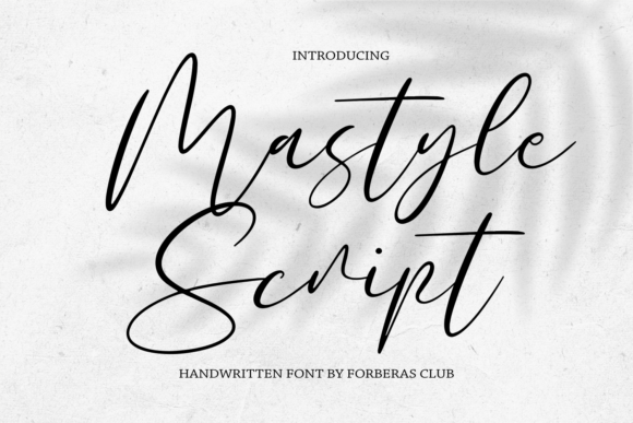 Mastyle Script Font for Creative Makers