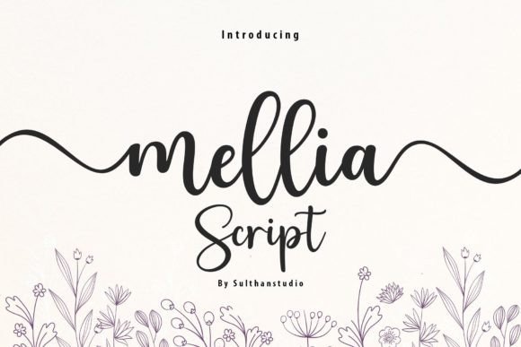 Mellia Script Font for Creative Makers