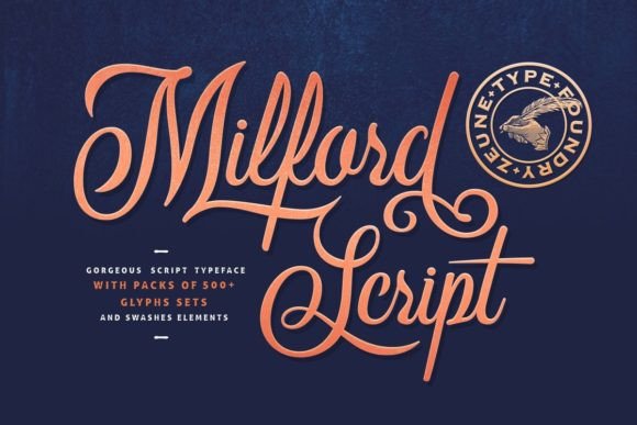 Milford Script Font Review