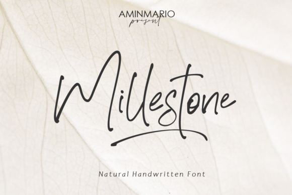 Millestone Font: Elegant Handwritten Style