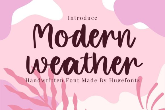 Modern Weather Font Review