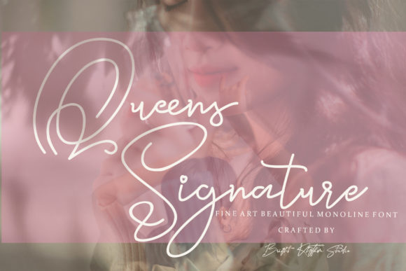 Queens Signature Font for Elegant Branding