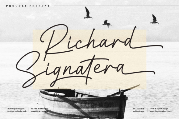 Richard Signatera Font for Web Design