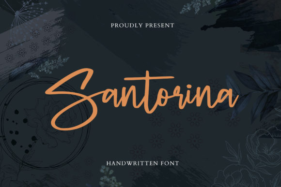 Santorina Font for Creative Projects