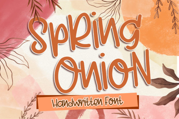 Spring Onion Font for Creative Design