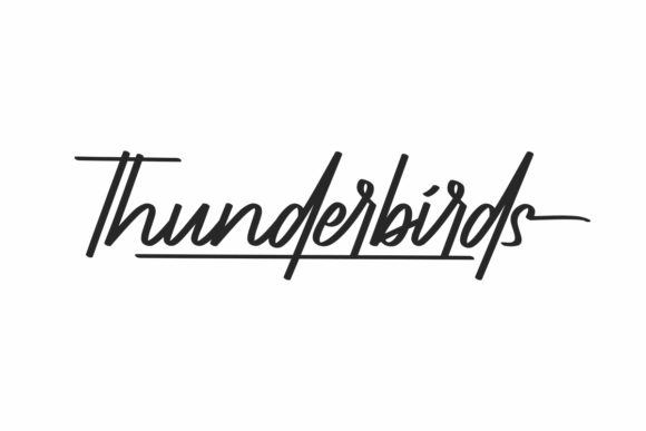 Thunderbirds Font Review