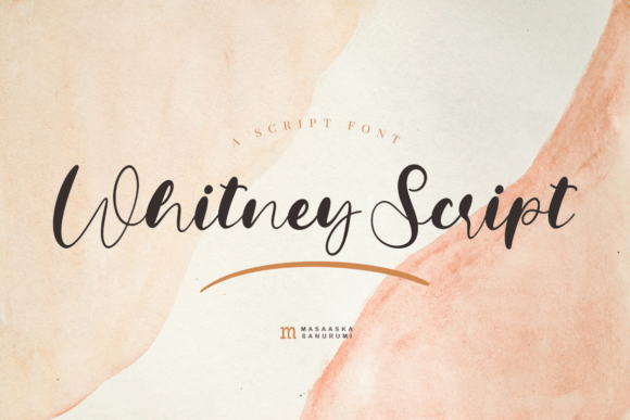 Whitney Script Font for Creative Projects
