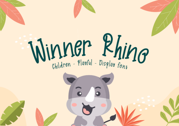 Winner Rhino Font for Web Design