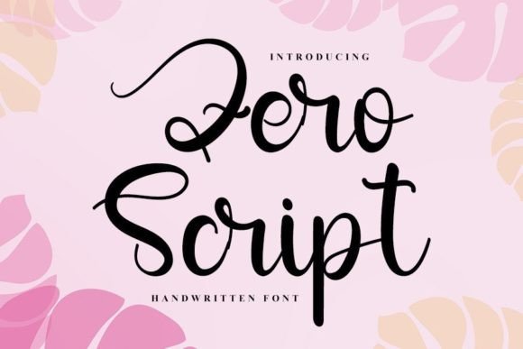 Zero Script Font Review
